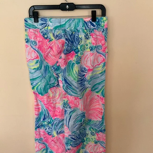 Lilly Pulitzer Pink and Green pants Tropical Print size S Brand New - Picture 6 of 6